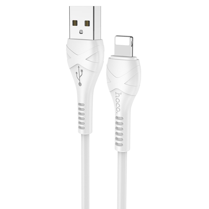 Кабель HOCO X37 USB кабель Lightning, 1m, 2.4A, White
