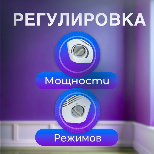 Тепловентилятор OPTIMA FH-90B белый, 2000Вт, 20м²