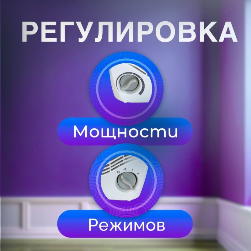 Тепловентилятор OPTIMA FH-90B белый, 2000Вт, 20м²