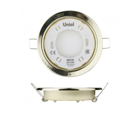 Uniel GX53/H2 св-к встр. 20x100 золото (PACK-10) GX53/H2 GOLD 10 PROM