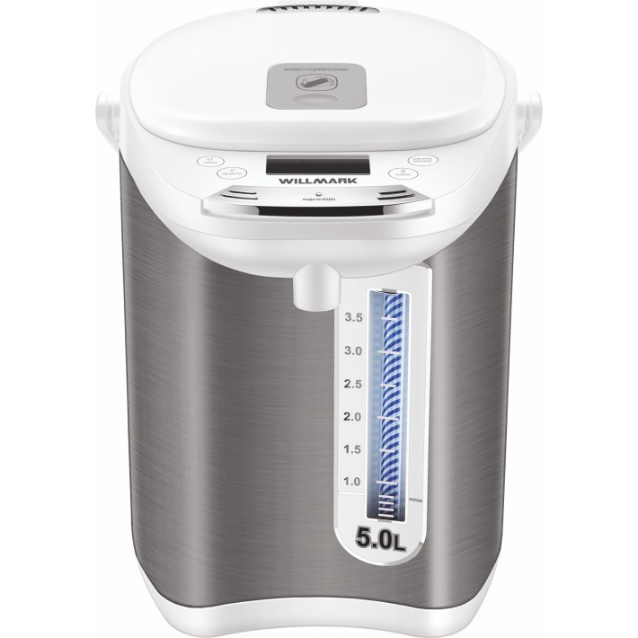 Термопот WILLMARK WAP-607G серый, 5,0л, 900Вт