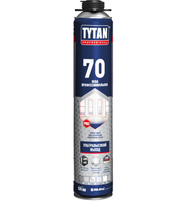 Пена монтажная проф. TYTAN 70 Professional 870мл. летняя