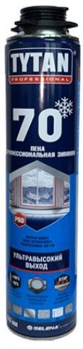 Пена монтажная проф. TYTAN 70 Professional зимняя(-18C) 870мл.