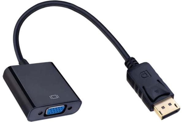 Переходник DisplayPort вилка - VGA розетка (A7025) Perfeo