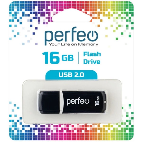 Perfeo USB 16GB C02 Black