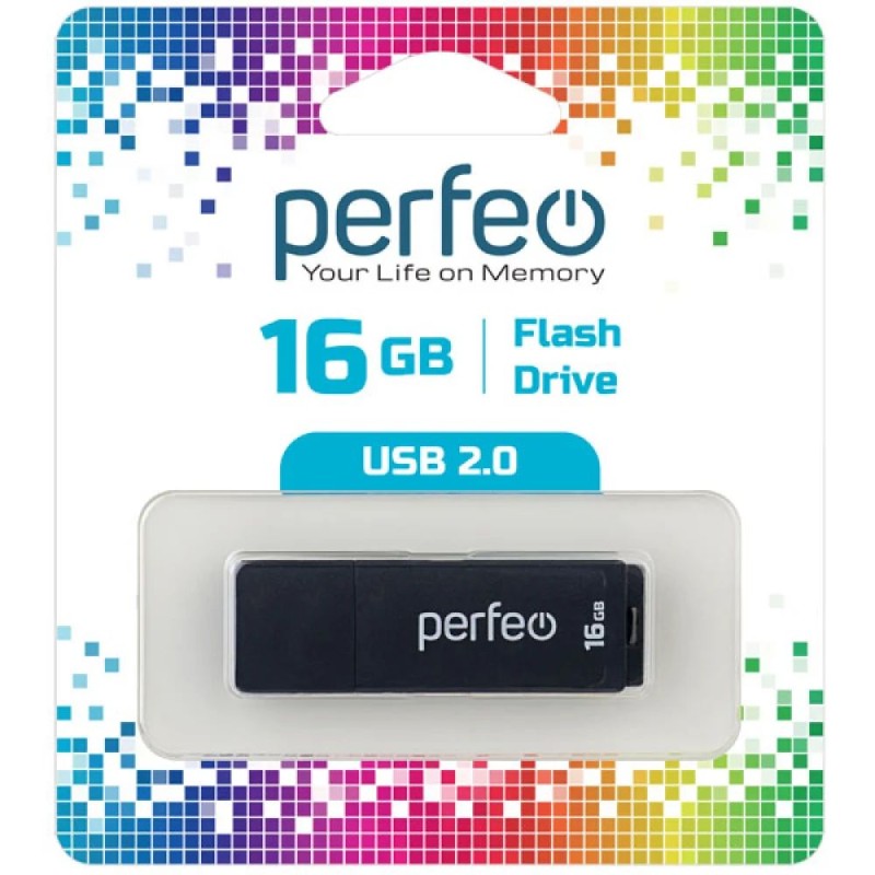 Perfeo USB 16GB C02 Black