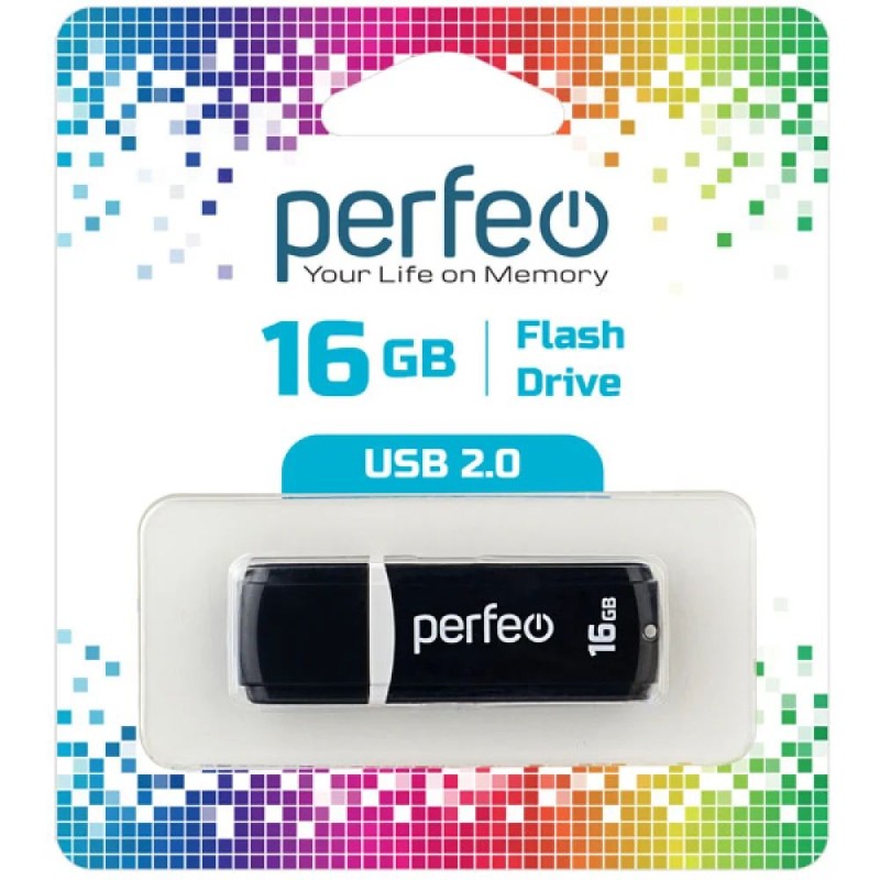 Perfeo USB 16GB C02 Black