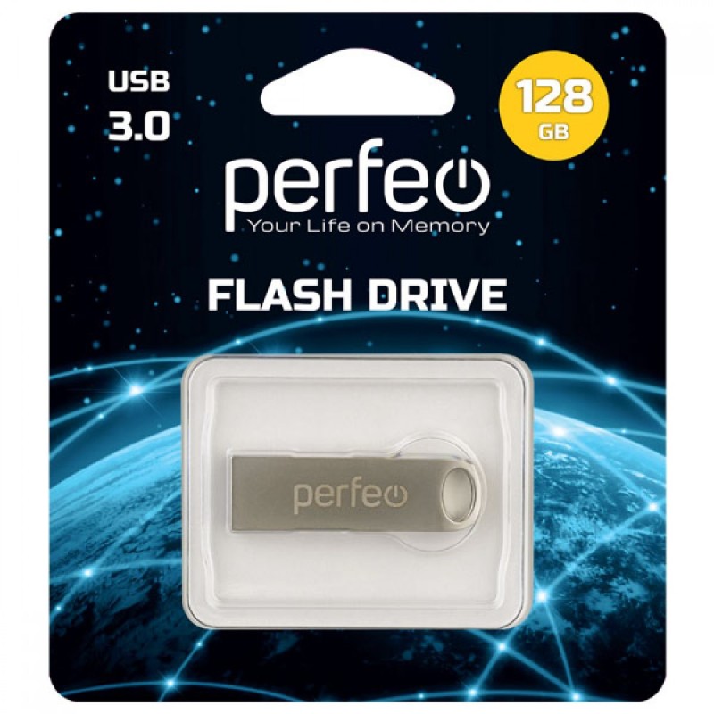 Perfeo USB3.0 128GB M08 Metal Series