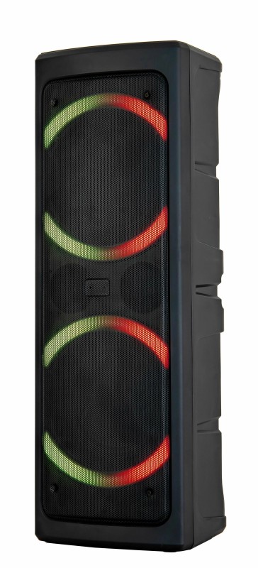 Колонка-Bluetooth Perfeo ПАС ”TOP II” EQ, MP3 USB-microSD, AUX, FM, 2xJACK, TWS черная + 2 б/п микр