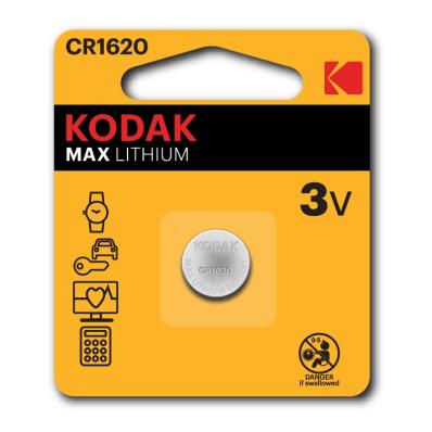 Батарейка KODAK CR1620/1BL MAX Lithium