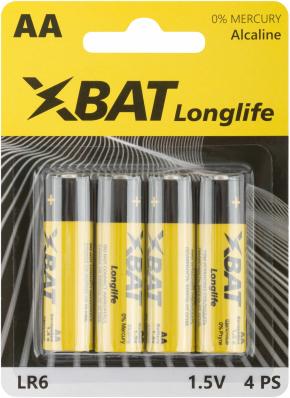 Э/п XBAT LR6-4BPC 1,5В AA