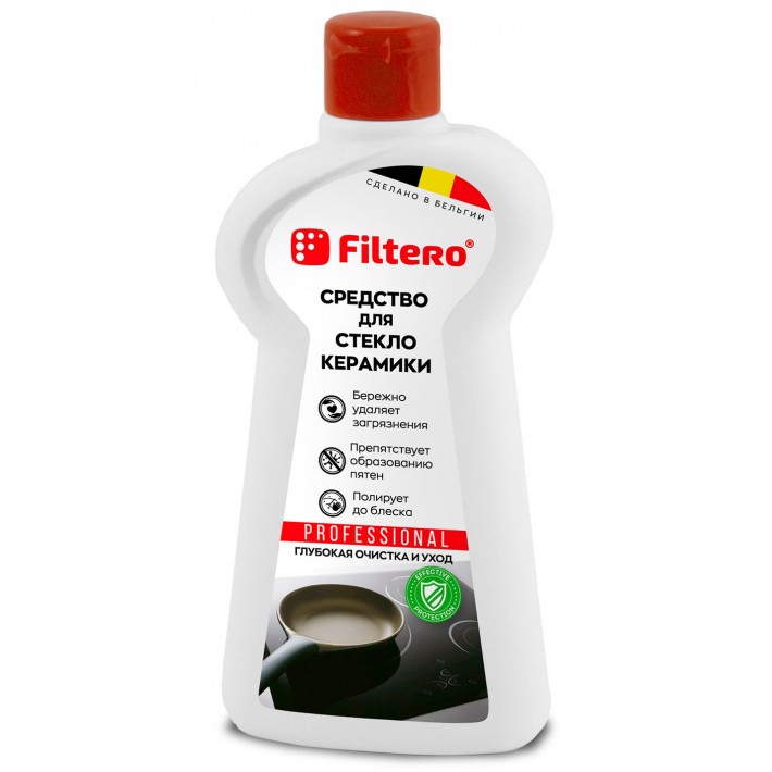 Filtero Ср-во д/стеклокерамики, 225 мл., Арт.212