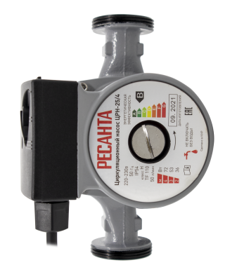 Циркуляционный насос ЦРН-25/4 Ресанта /72Вт, 50л/мин, напор 4м, 3 режима