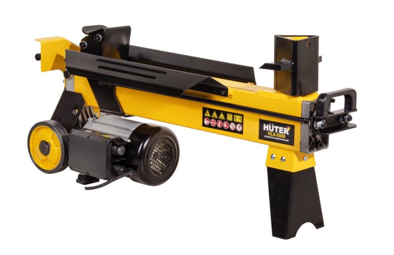 Дровокол электрический Huter HLS-5500 /усилие 5.5т, 3300Вт, ⌀30см, длина 52см, вес 50.5 кг