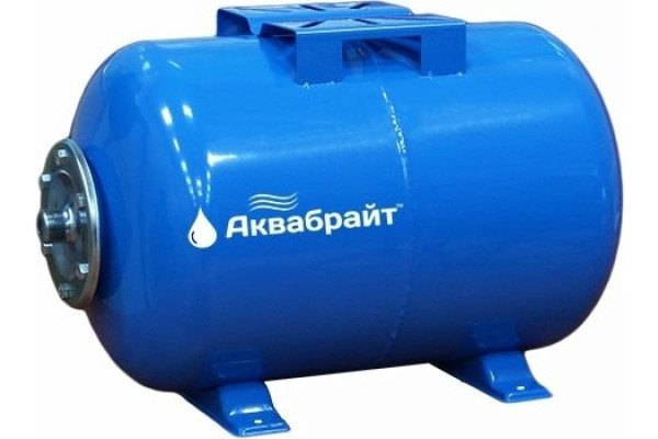 Гидроаккумулятор АКВАБРАЙТ ГМ-24 Г 24 л, горизонтальный