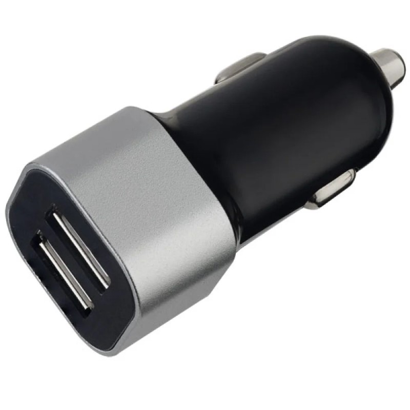 З/У Perfeo I4620 автомобильное с двумя разъемами USB, 2.4A, черный (I4620)