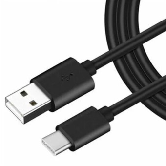 Кабель PERFEO USB2.0 A вилка - USB Type-C вилка, силикон, черный, длина 1 м. (U4907) (60)