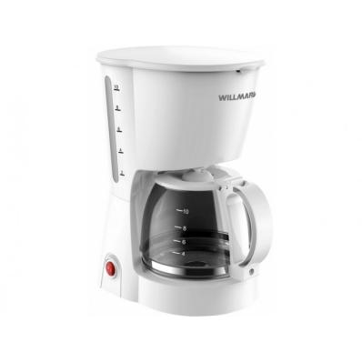 Кофеварка капельная WILLMARK WCM-1350D Белый