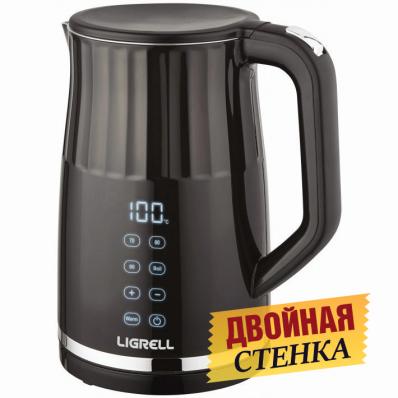 Чайник LIGRELL LEK-1787SE Черный, 1.7л, 2200Вт