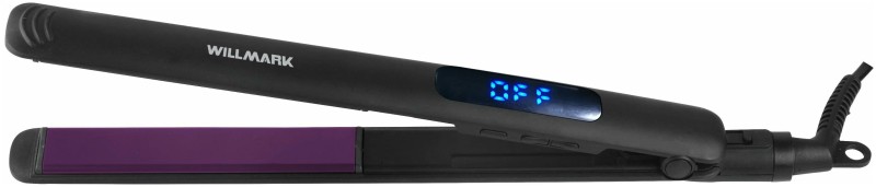 Электрощипцы WILLMARK для выпрямления во WSS-440DVC (LED дисп, керам. покр-е, шнур1.8 м. Soft Touch,