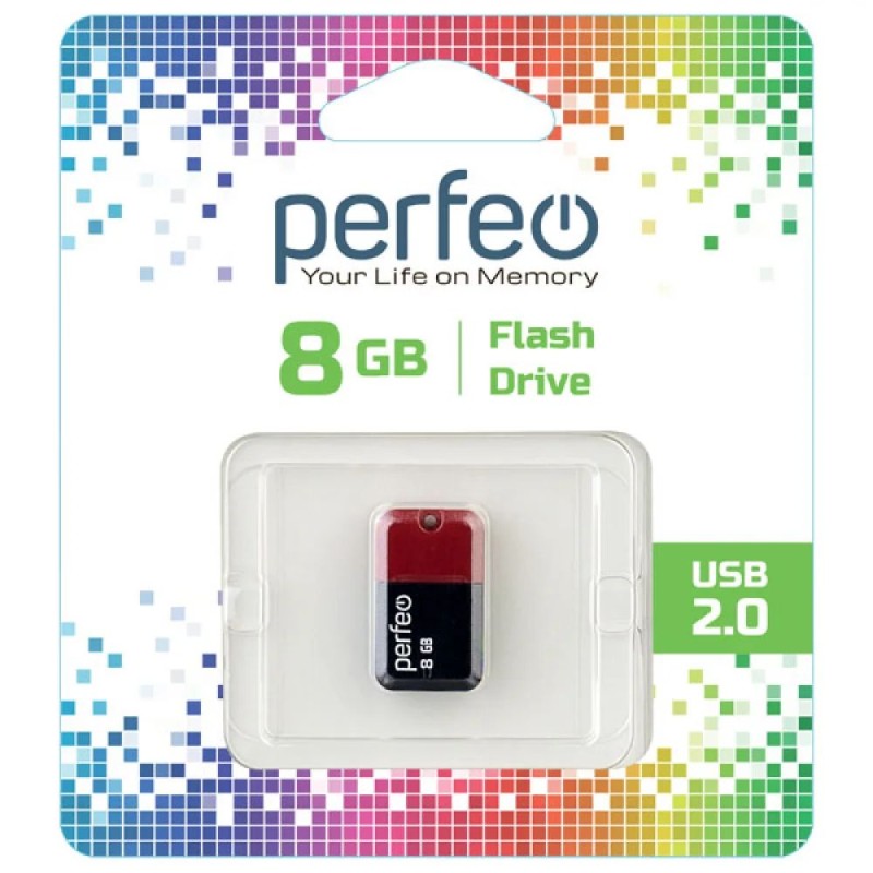Perfeo USB  8GB M04 Red