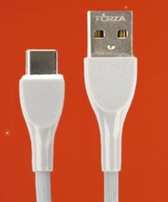 Кабель PERFEO USB A вилка - C вилка, 2.4A, серый, силикон, длина 1 м., ULTRA SOFT (U4711)