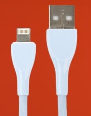 Кабель PERFEO USB A вилка - Lightning вилка, 2.4A, голубой, силикон, длина 1 м., ULTRA SOFT (I4333)