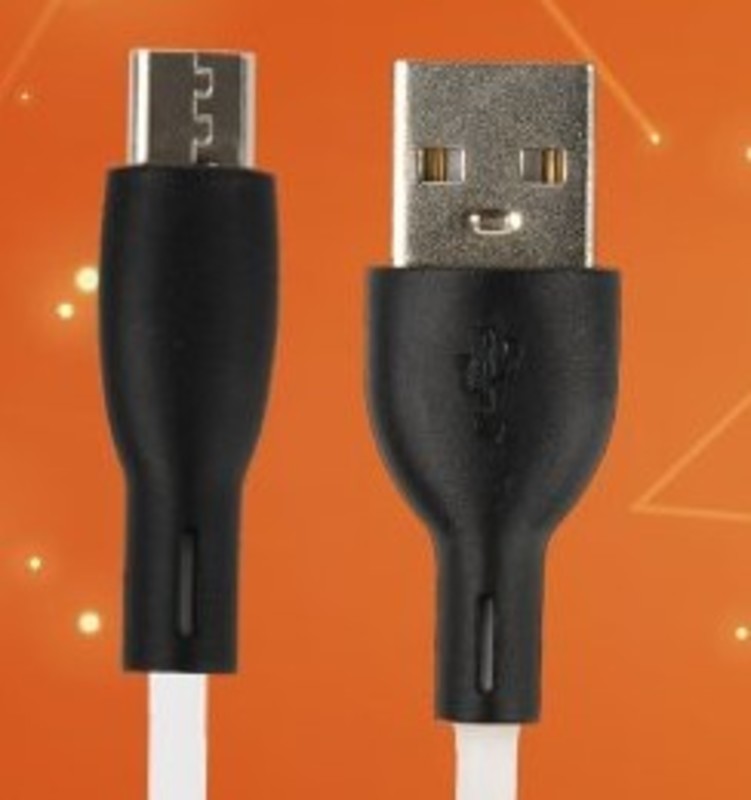 Кабель PERFEO USB A вилка - Micro USB вилка, 2.4A, белый, силикон, длина 1 м., SILICON (U4026)