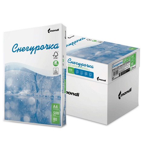 Бумага ксер. А4 Снегурочка (пл.80 бел.103/CIE 146) Класс С/500л.
