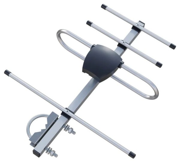 Антенна наружная BAS-1154-5V SPRINT-4 активная, 29db, питание по кабелю от приставки