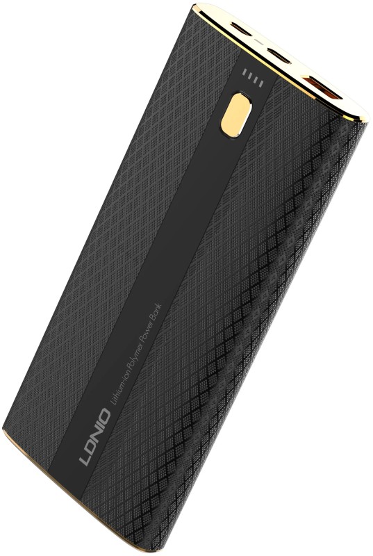 Пауэрбанк 10000 mAh LDNIO PQ1010 PD + QC 3.0/ Type-C/ Выход: 3A, max 18W/ Бизнес стиль/черный