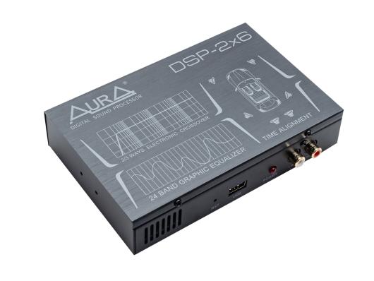 Цифровой внешний процессор Aura DSP-2x6 3 пары RCA