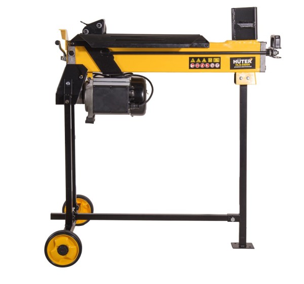 Дровокол электрический HLS-5500H Huter усилие 5.5т, 3300Вт, ⌀30см, длина 52см, 220V, станина, 56.5кг