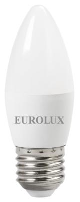 Лампа светодиодная LL-E-C37-6W-230-4K-E27 (свеча, 6Вт, нейтр., Е27) Eurolux