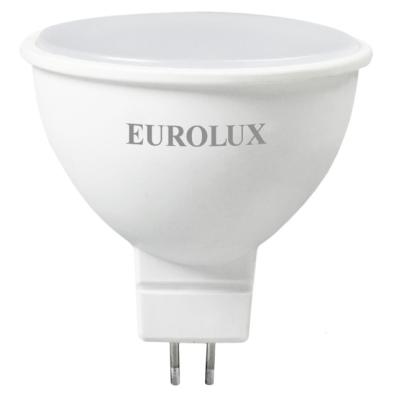 Лампа светодиодная LL-E-MR16-7W-230-2,7K-GU5.3 (рефлектор, 7Вт, тепл., GU5.3) Eurolux	