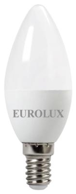 Лампа светодиодная LL-E-C37-5W-230-4K-E14 (свеча, 5Вт, нейтр., Е14) Eurolux