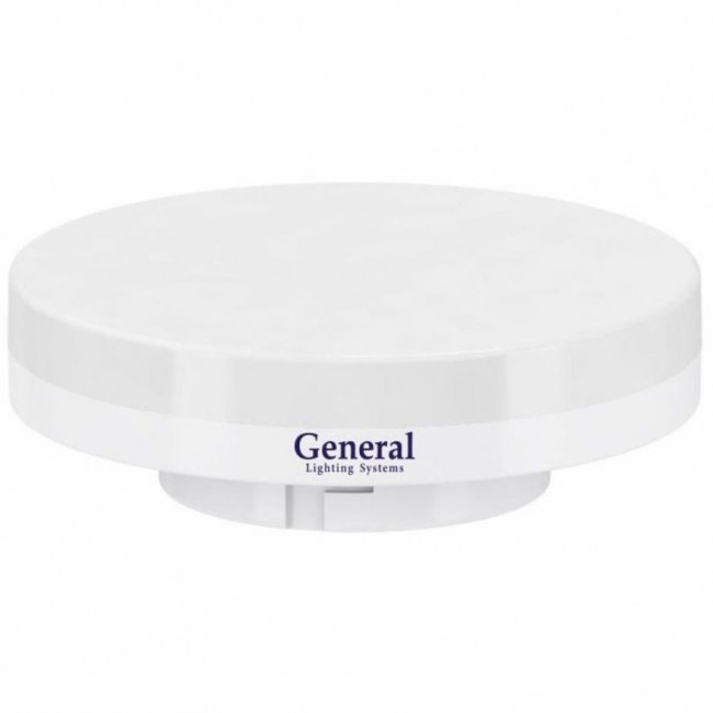 General GX53 8W 6500K 6K 75х27 мат.пластик GLDEN-10GX53-8-230-GX53-6500 661166