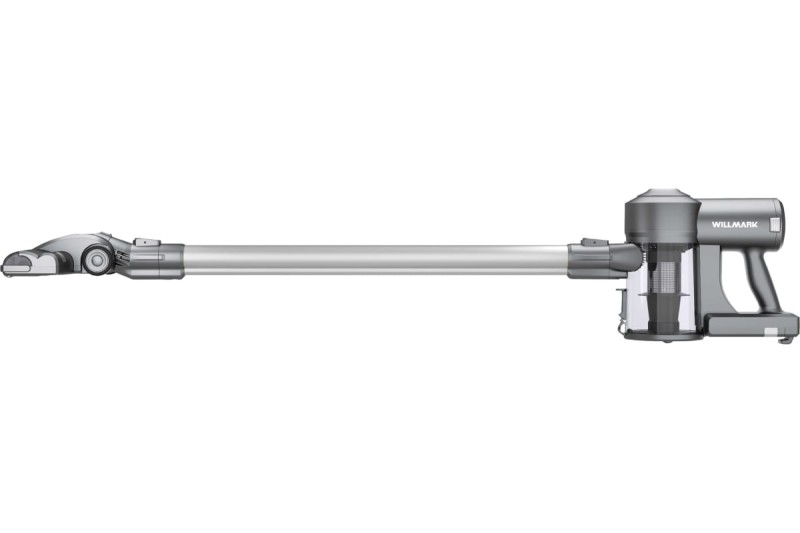 Пылесос WILLMARK VCS-522BLDC (циклон,225W,0.6L, подстветка щетки, аккум 2200mA-h,3 реж.раб) серебр.