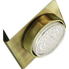 Ecola GX53-N82 св-к настенный угловой черненая бронза 52x130х111 FN5382ECB