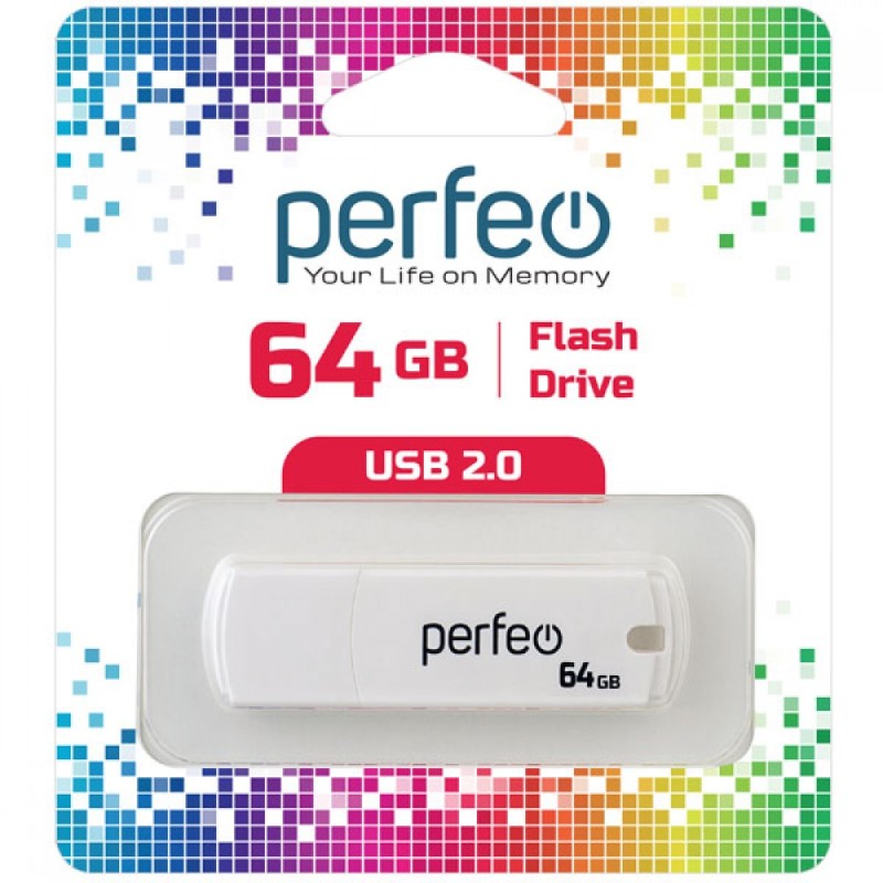Perfeo USB 64GB C05 White