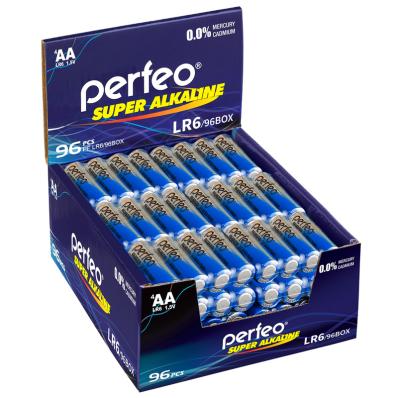 Батарейка Perfeo LR6/96BOX Super Alkaline (4шт в блистере)