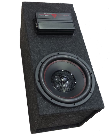 Комплект сабвуфер Aura FIREBALL-12.D2 и усилитель Aura STORM-D1.800 в коробе 12