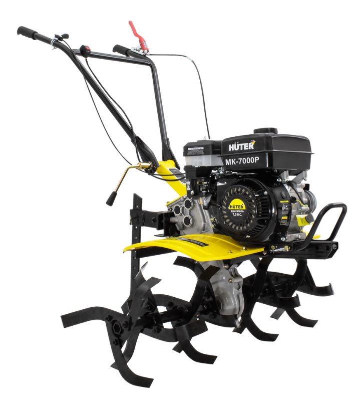 Сельскохозяйственная машина Huter MK-7000Р (7 л.с., четырехтактный, бензин, бак 3.6л, ширина 100см)