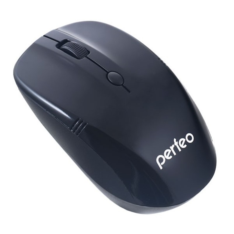 Мышь Perfeo беспров. оптич.,TRACER,  4 кн, 1200 DPI, USB, чёрная (PF-02-WOP-B)