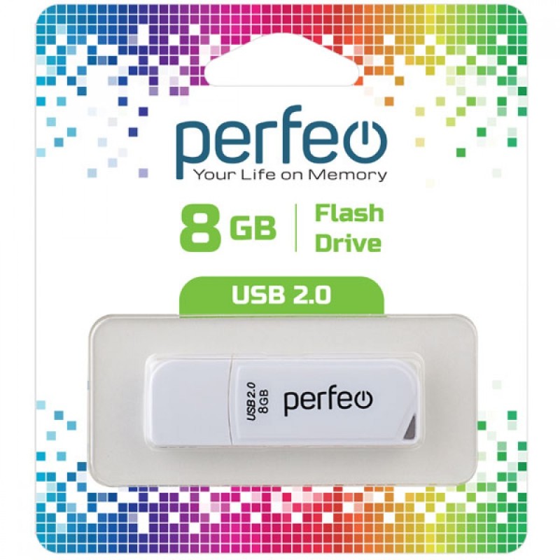 Perfeo USB  8GB C10 White