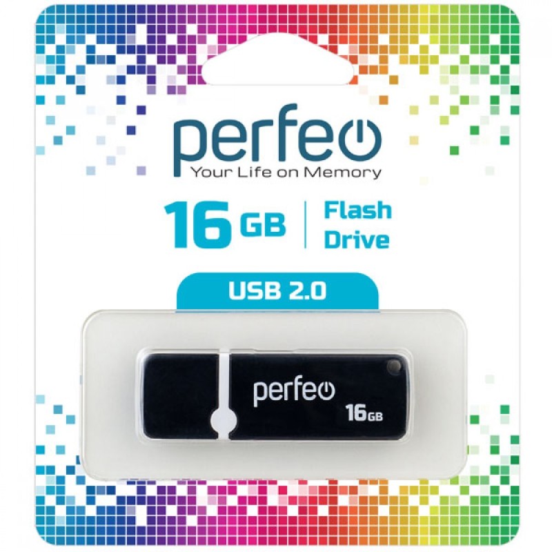 Perfeo USB 16GB C07 Black