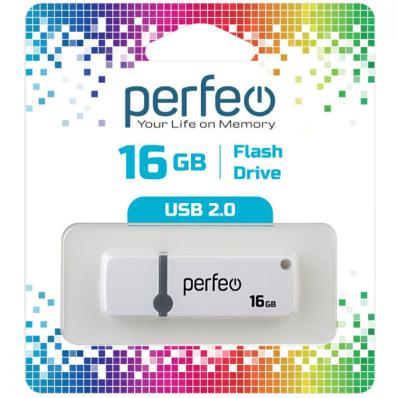 Perfeo USB 16GB C07 White