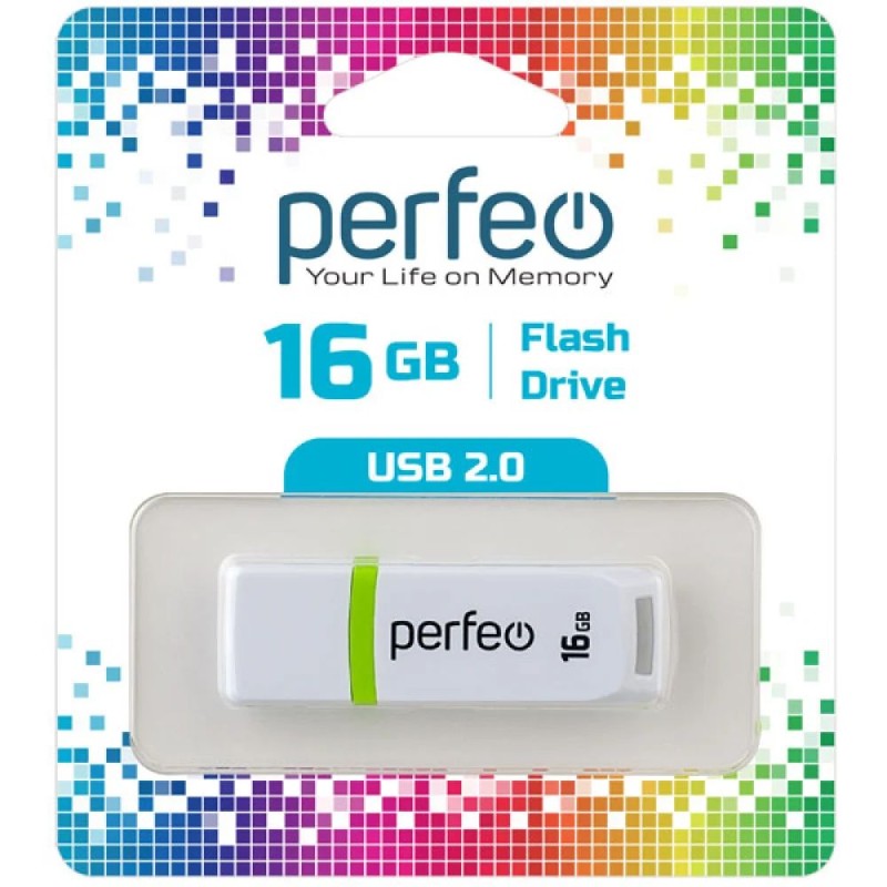 Perfeo USB 16GB C11 White