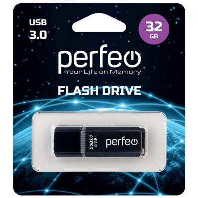 Perfeo USB3.0 32GB C12 Black