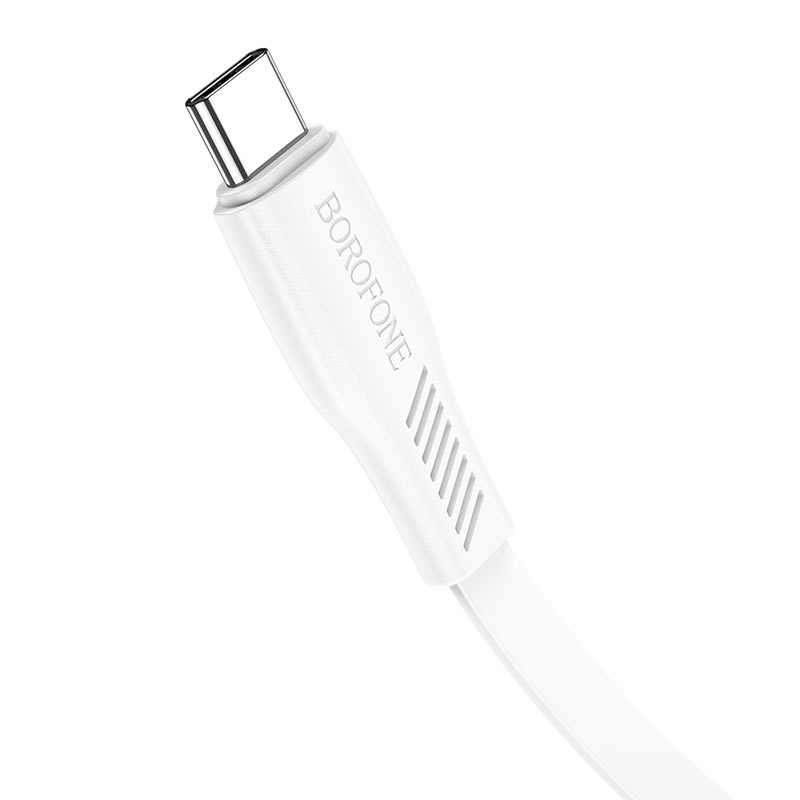Кабель BOROFONE BX85 USB Type-C, 1m, 3A, White